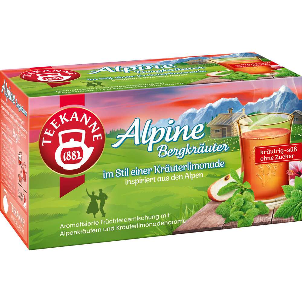 Produktabbildung Teekanne Kräuter-Tee, Alpine Bergkräuter