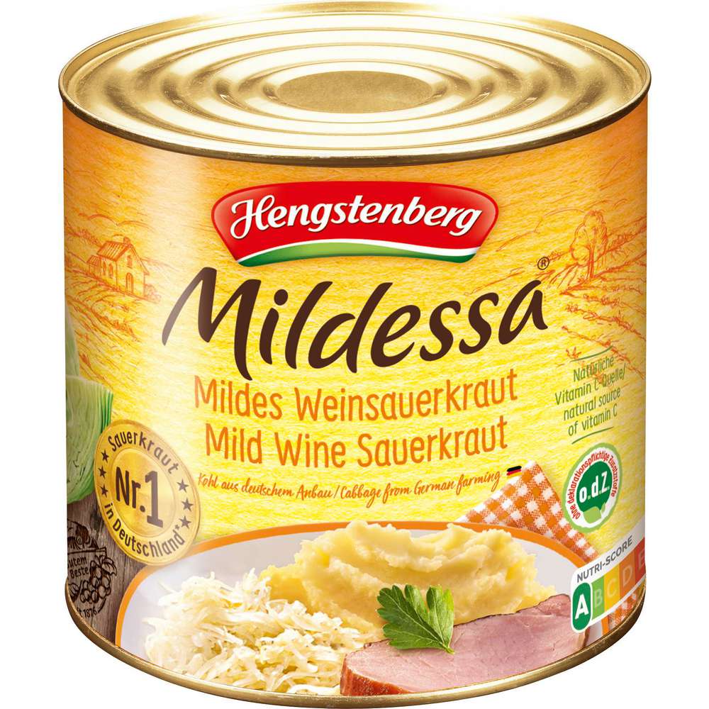 Produktabbildung Mildessa Weinsauerkraut, mild