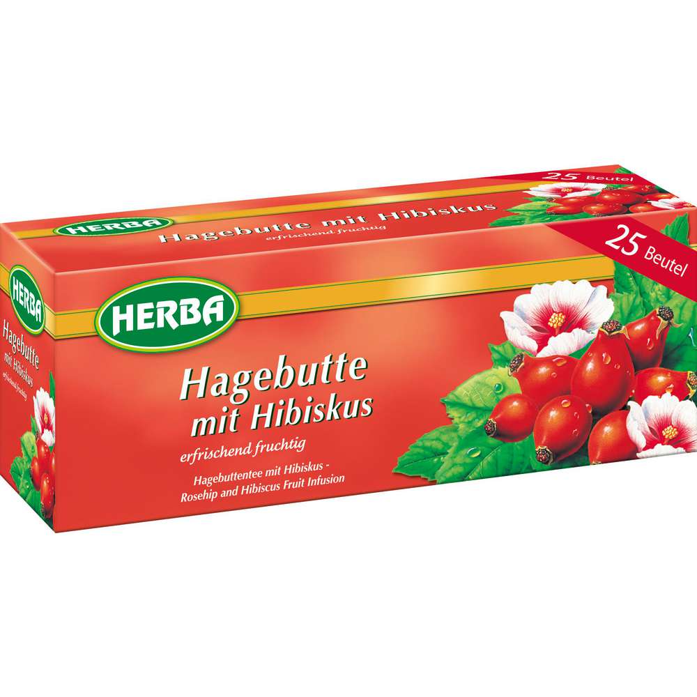 Produktabbildung Herba Tee, Hagebutte mit Hibiskus