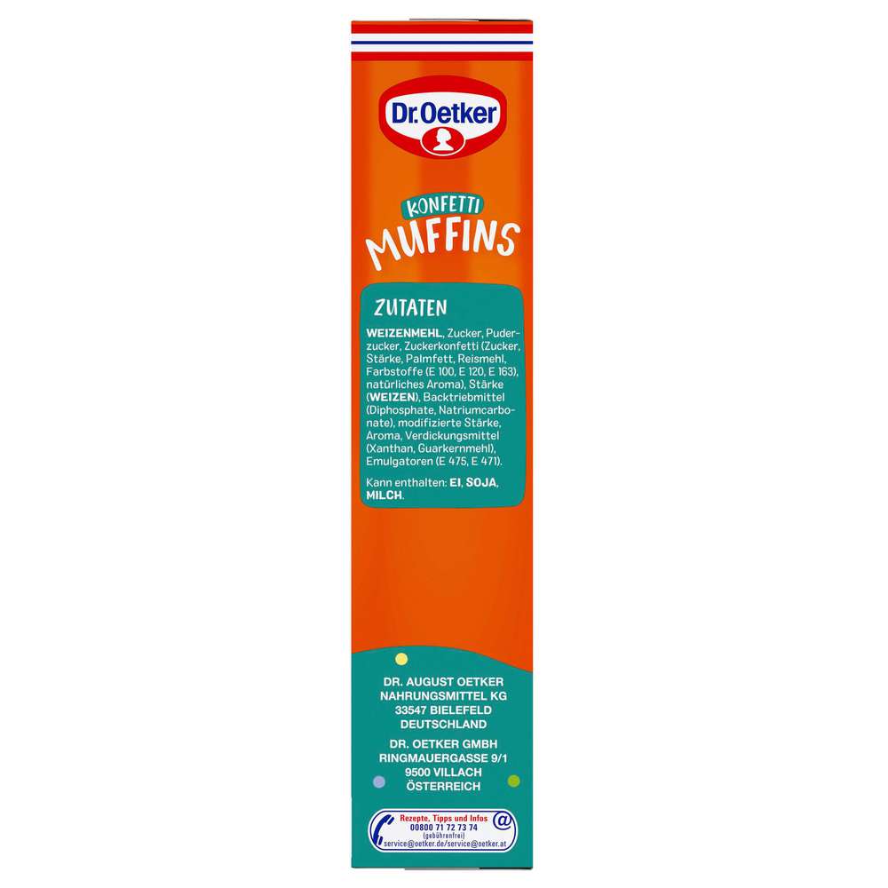 Produktabbildung Dr. Oetker Backmischung Konfetti Muffins