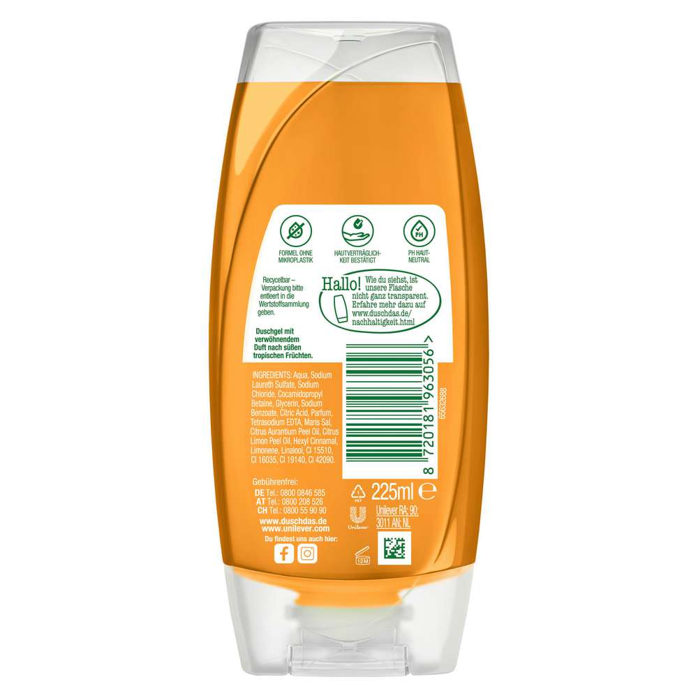 Produktabbildung Duschdas Duschgel, Tropical