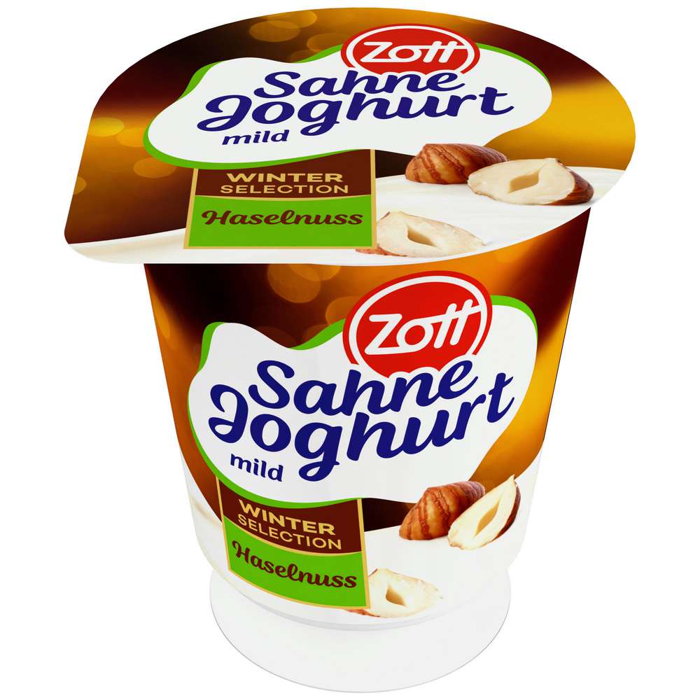 Produktabbildung Zott Sahnejoghurt, Haselnuss