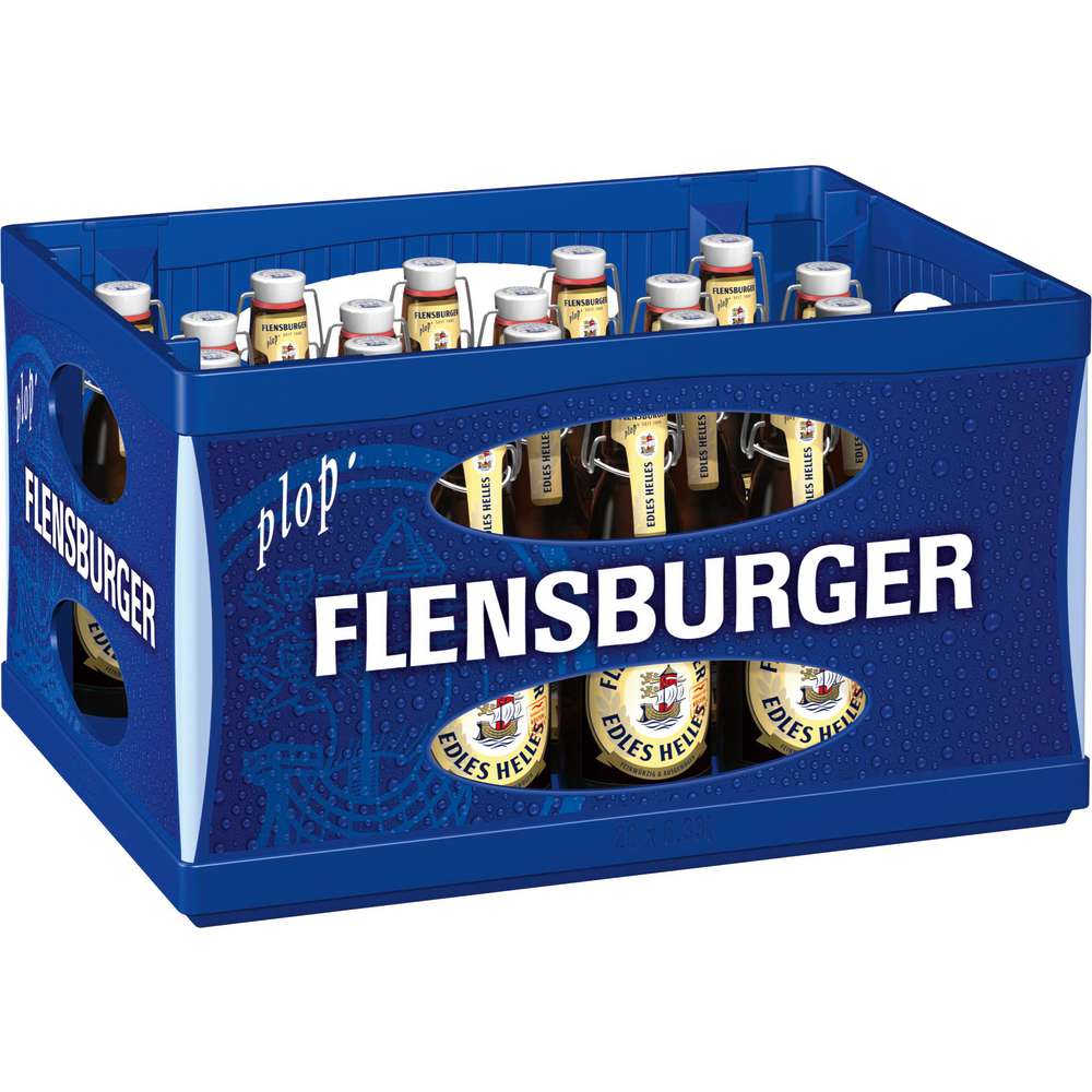 Produktabbildung Flensburger Bier, Edles Helles 5,4% (20x 0,330 Liter)