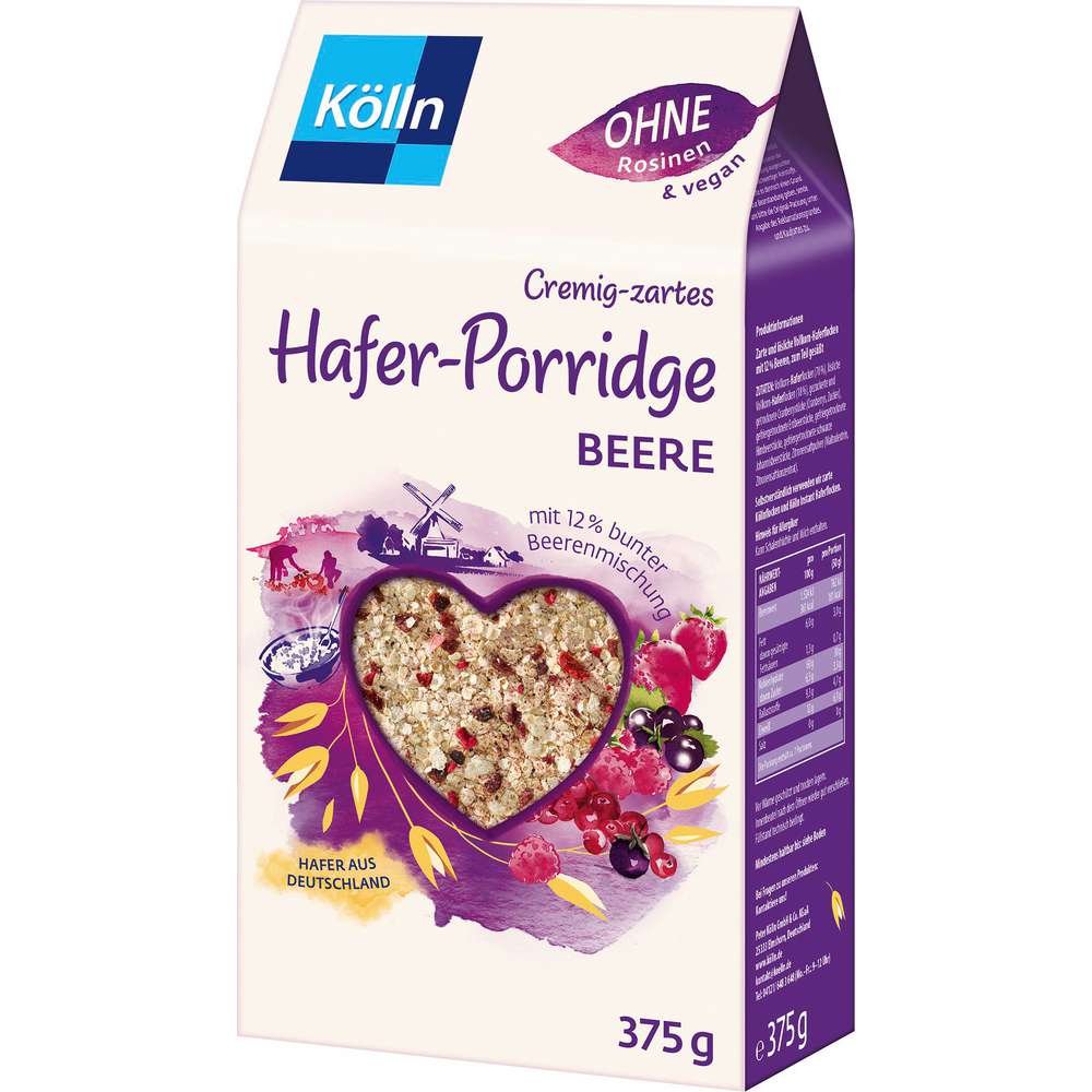 Produktabbildung Kölln Hafer-Porridge, Beere