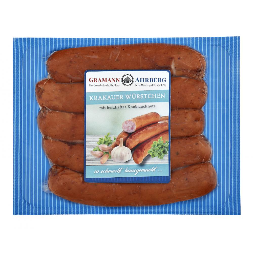 Produktabbildung keine Marke Gramann Ahrberg Krakauer Würstchen, 375 g