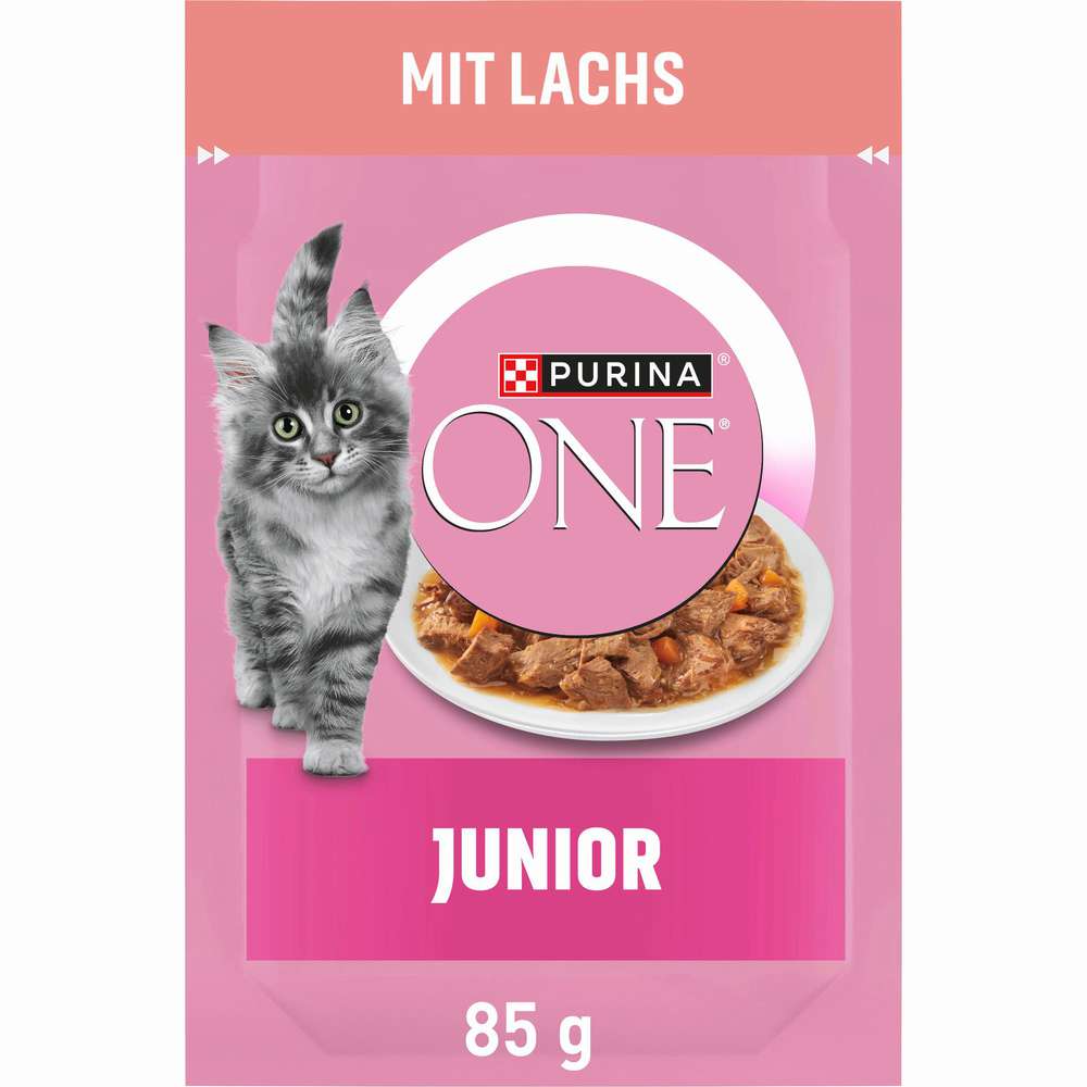 Produktabbildung Purina Katzen-Nassfutter One Junior, Lachs