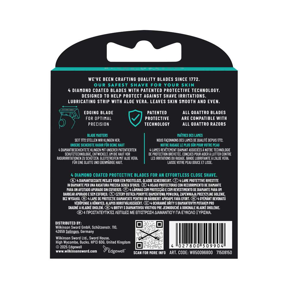 Produktabbildung Wilkinson Sword Quattro 4 Klingen