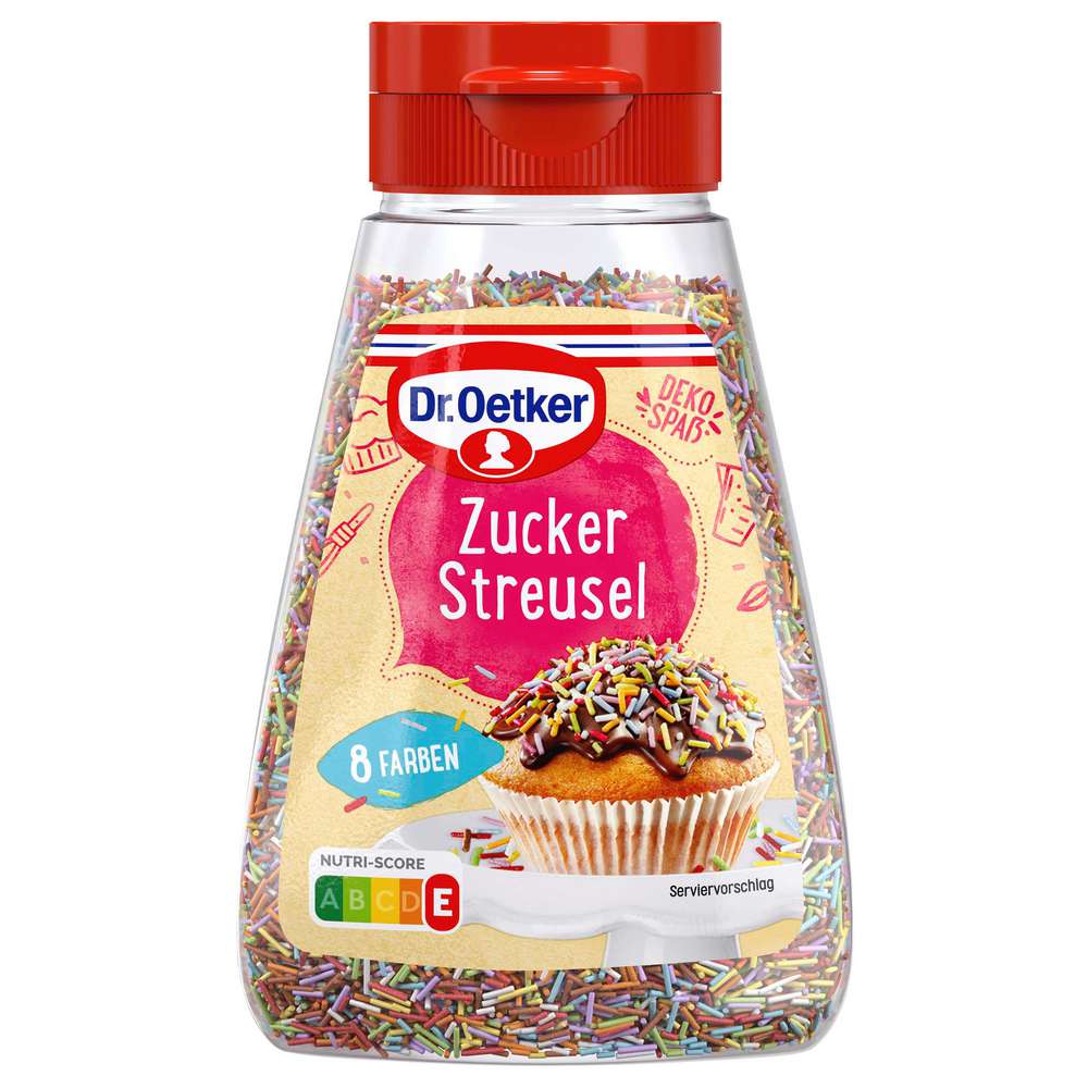 Produktabbildung Dr. Oetker Zuckerstreusel, in 8 Farben