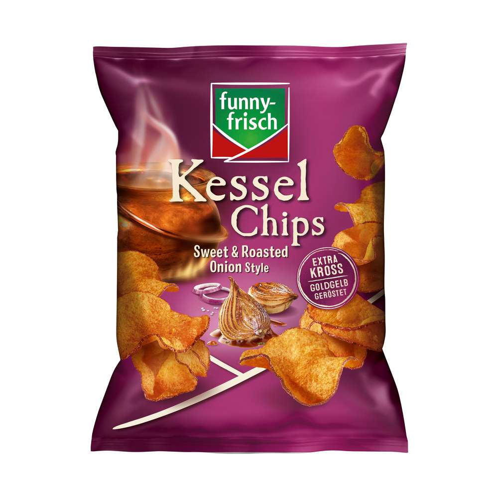 Produktabbildung funny-frisch Kessel Chips Sweet & Roasted Onion Style