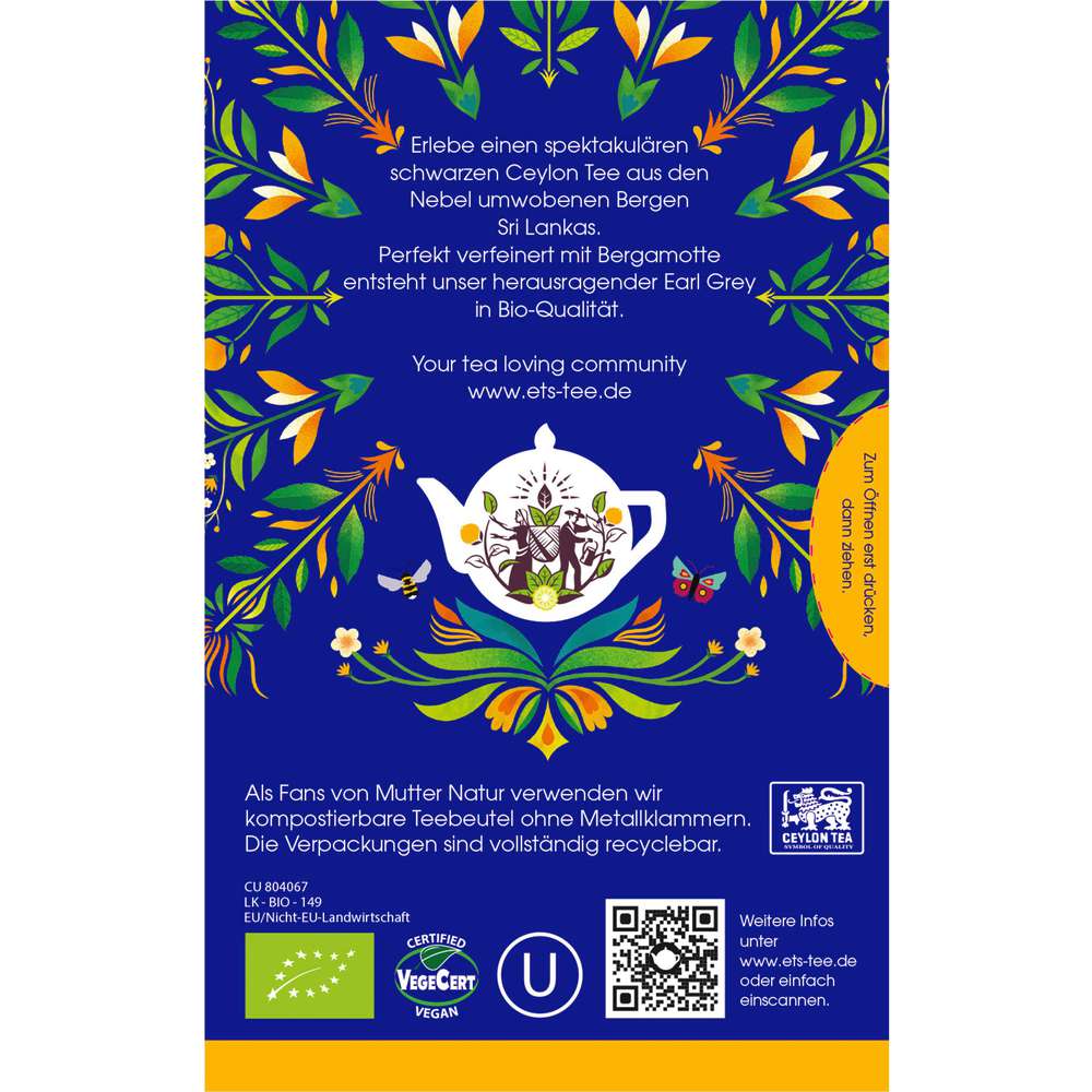 Produktabbildung English Tea Shop Bio Tee Organic, Earl Grey