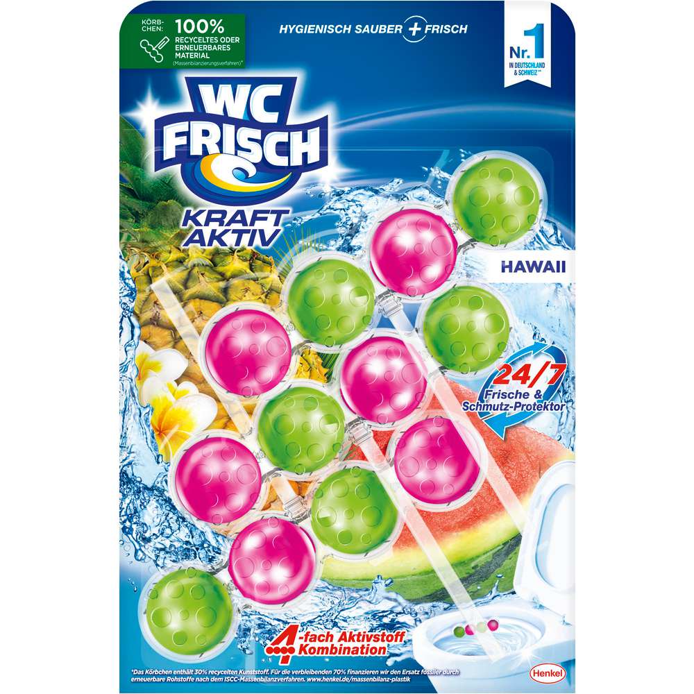 Produktabbildung WC Frisch WC Duftspüler Kraft Aktiv, Hawaii