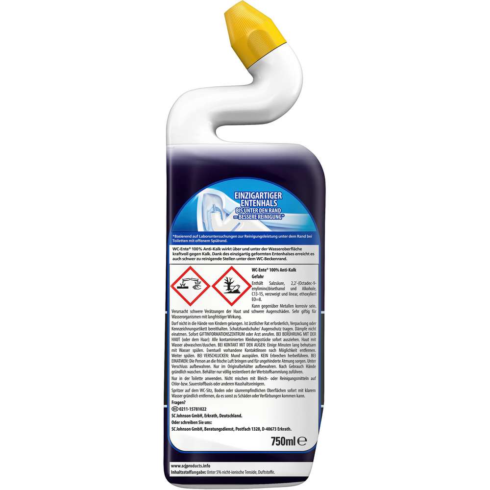 Produktabbildung WC Ente WC Reiniger, 100% Anti-Kalk