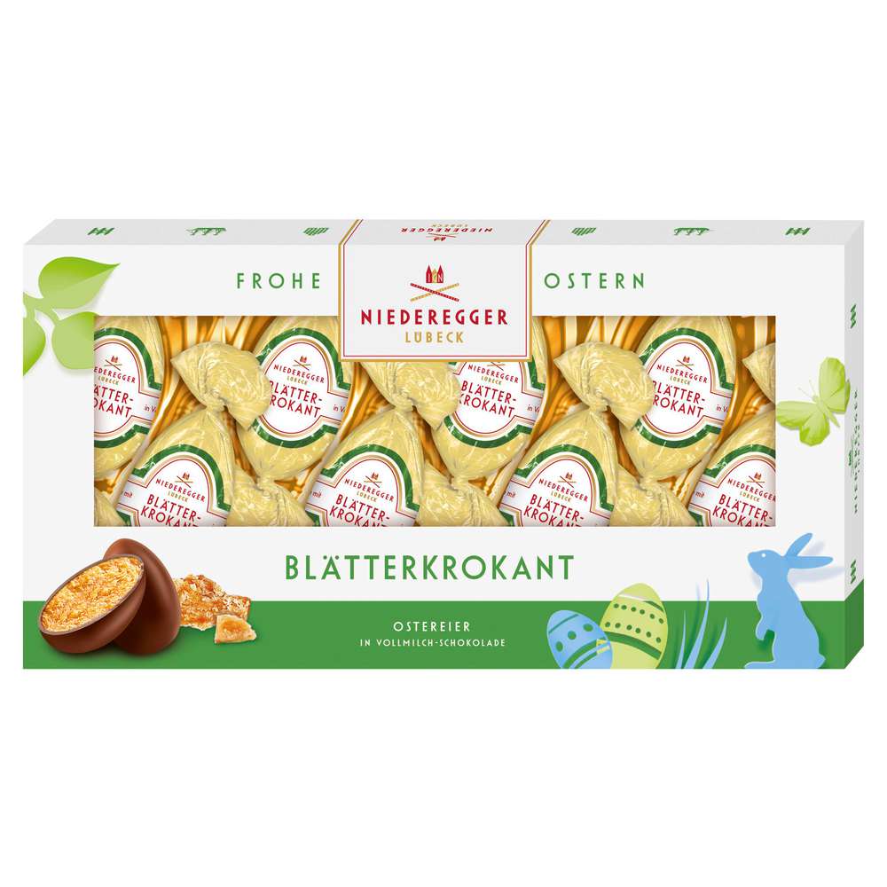 Produktabbildung Niederegger Blätterkrokant-Eier