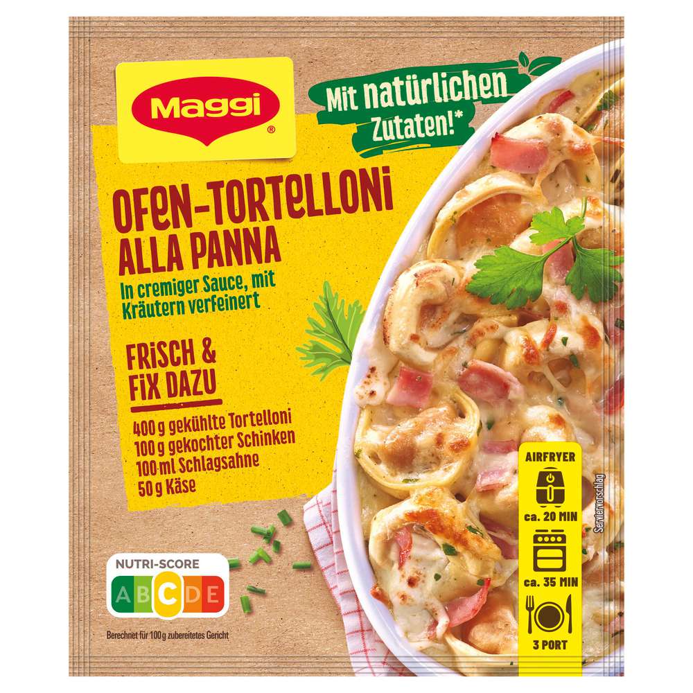 Produktabbildung Maggi Gewürzmischung, Ofen-Tortellini alla Panna
