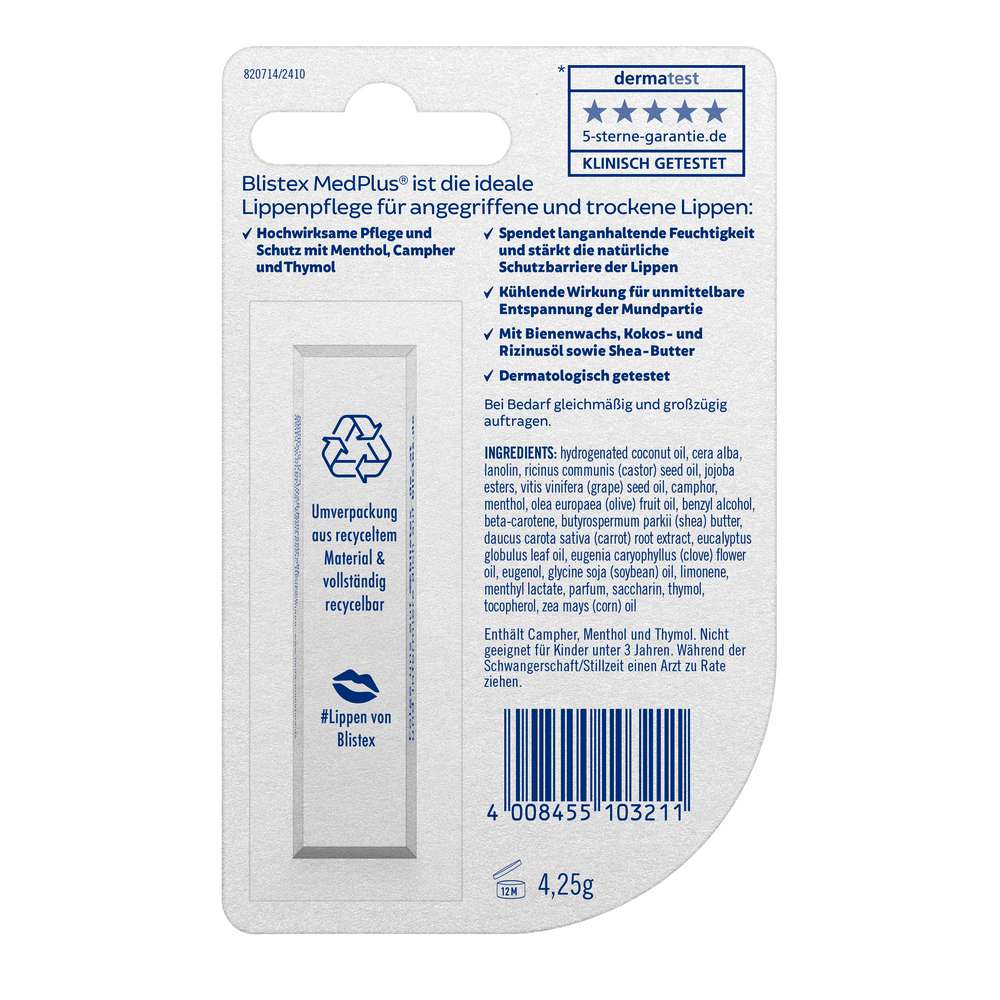Produktabbildung Blistex MedPlus Cooling Care Lippenpflege