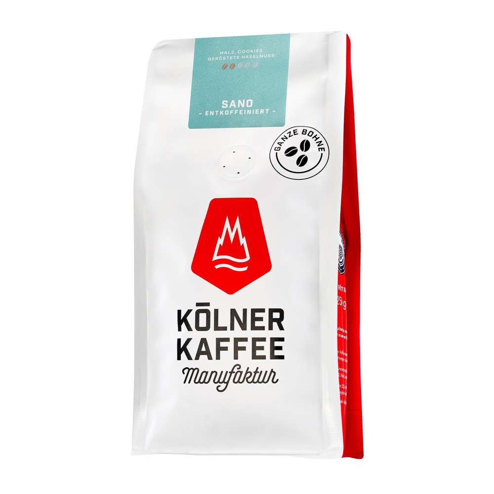 Produktabbildung Kölner Kaffeemanufaktur Sano entkoffeiniert ganze Bohne