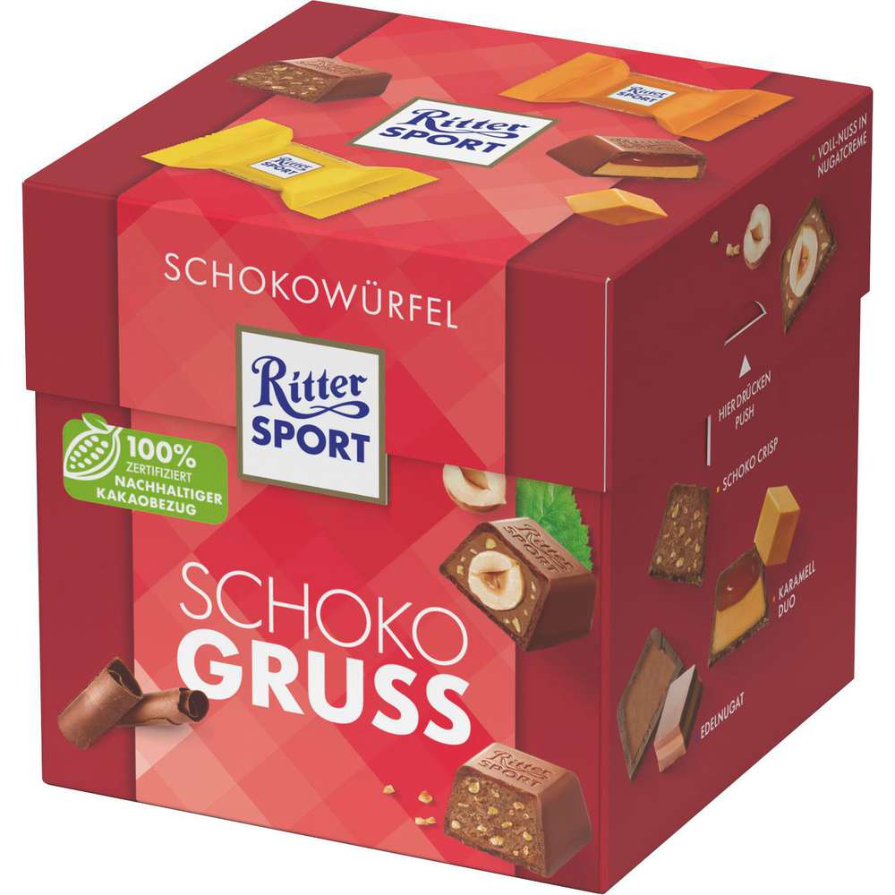 Produktabbildung Ritter Sport Schokowürfel Bunter Mix