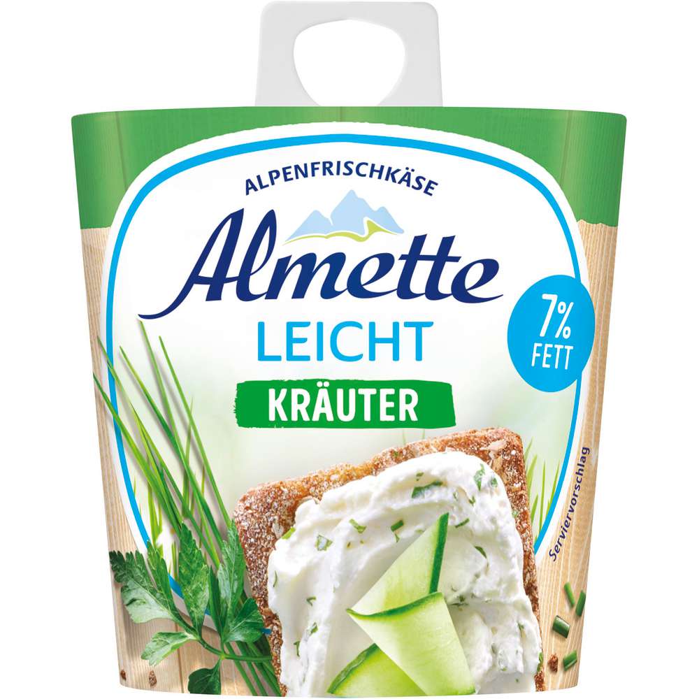 Produktabbildung Almette Frischkäse leicht, Kräuter