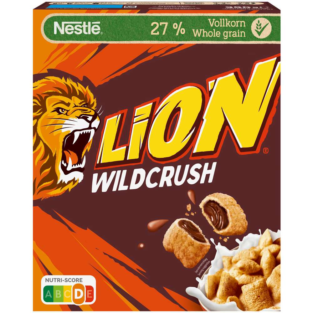 Produktabbildung Lion Cerealien Wild Crush, Schoko & Caramel