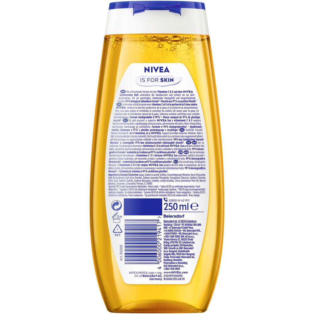 Produktabbildung Nivea Duschgel, Love Sunshine