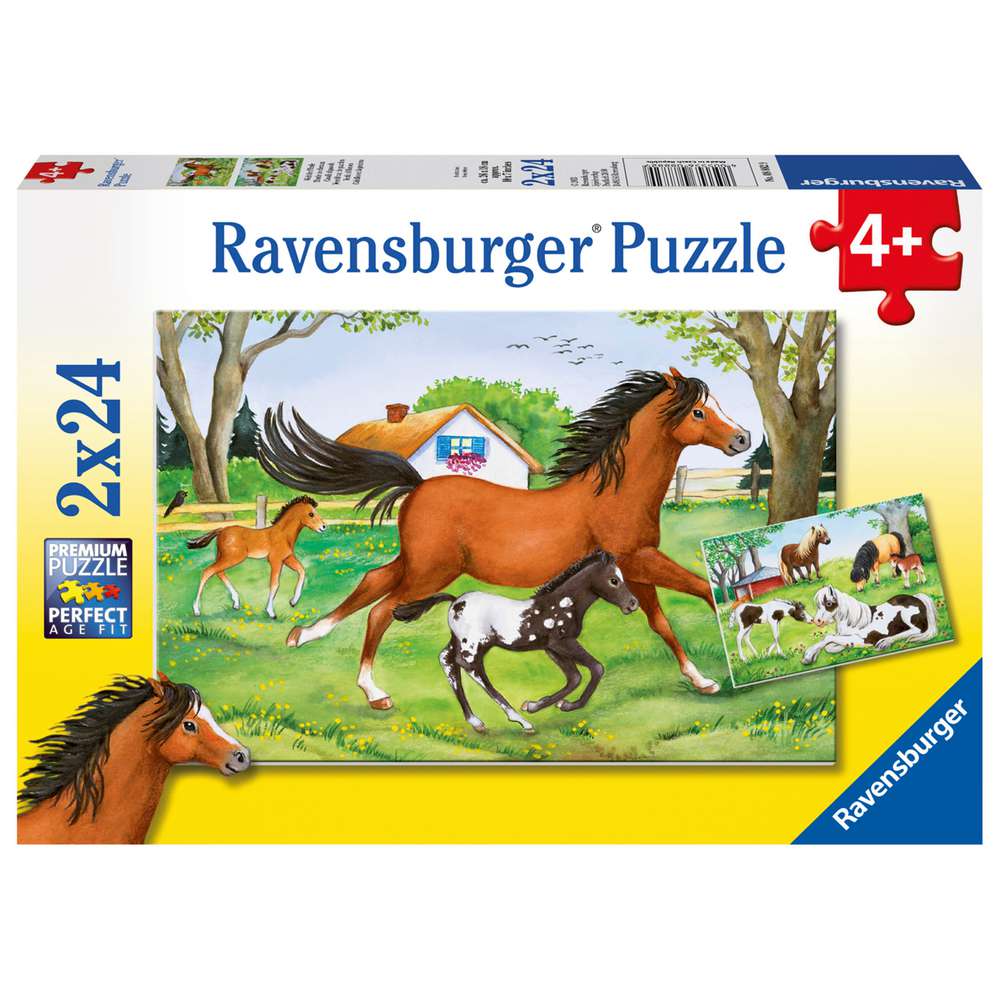 Produktabbildung Ravensburger Puzzle Welt der Pferde