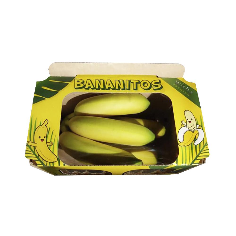 Produktabbildung keine Marke Premium Mini-Bananen, 300 g-Schale
