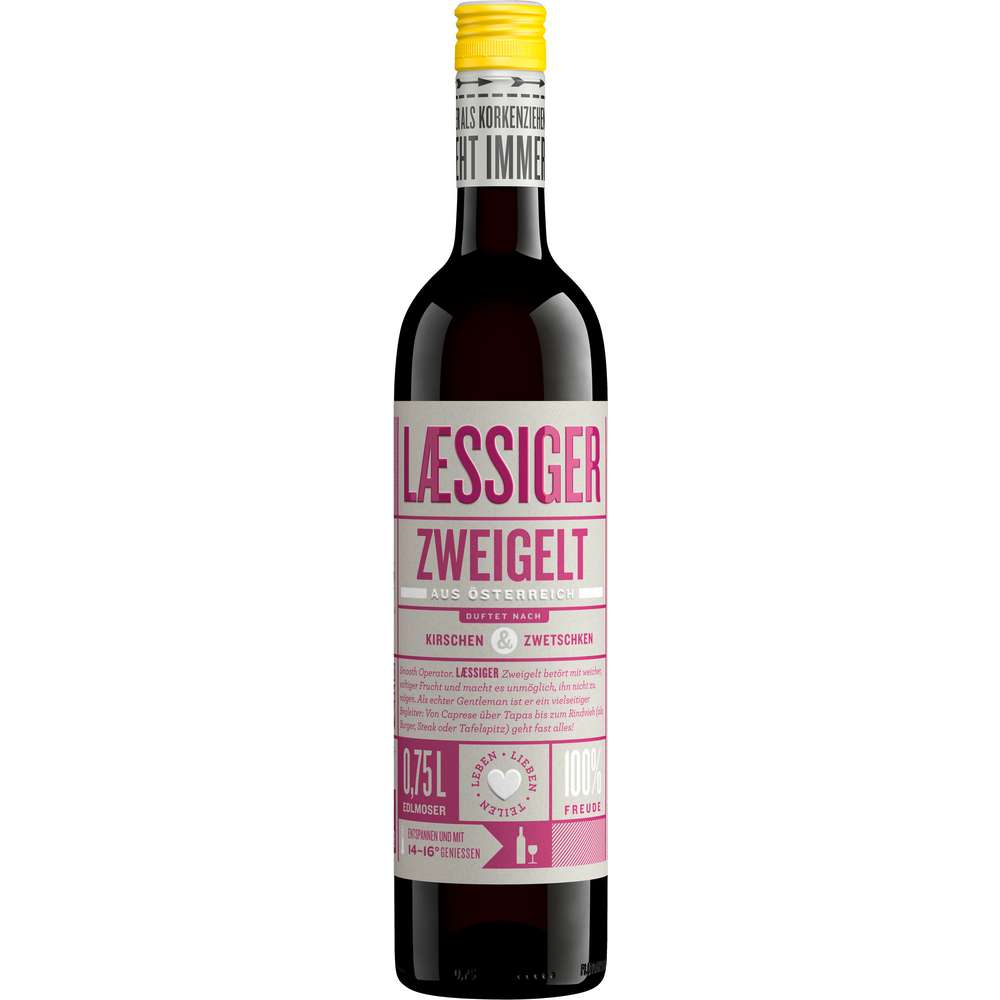 Produktabbildung Edlmoser Lässiger Zweigelt, trocken, Rotwein