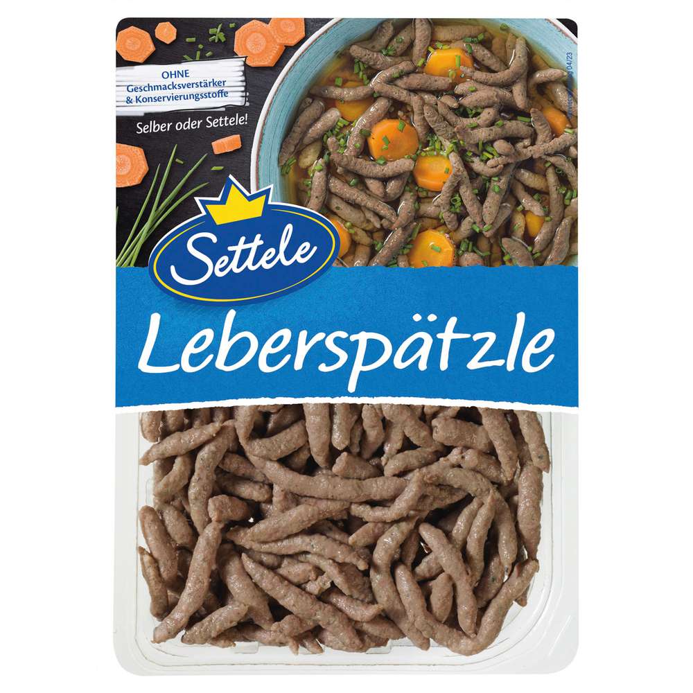 Produktabbildung Settele Leberspätzle