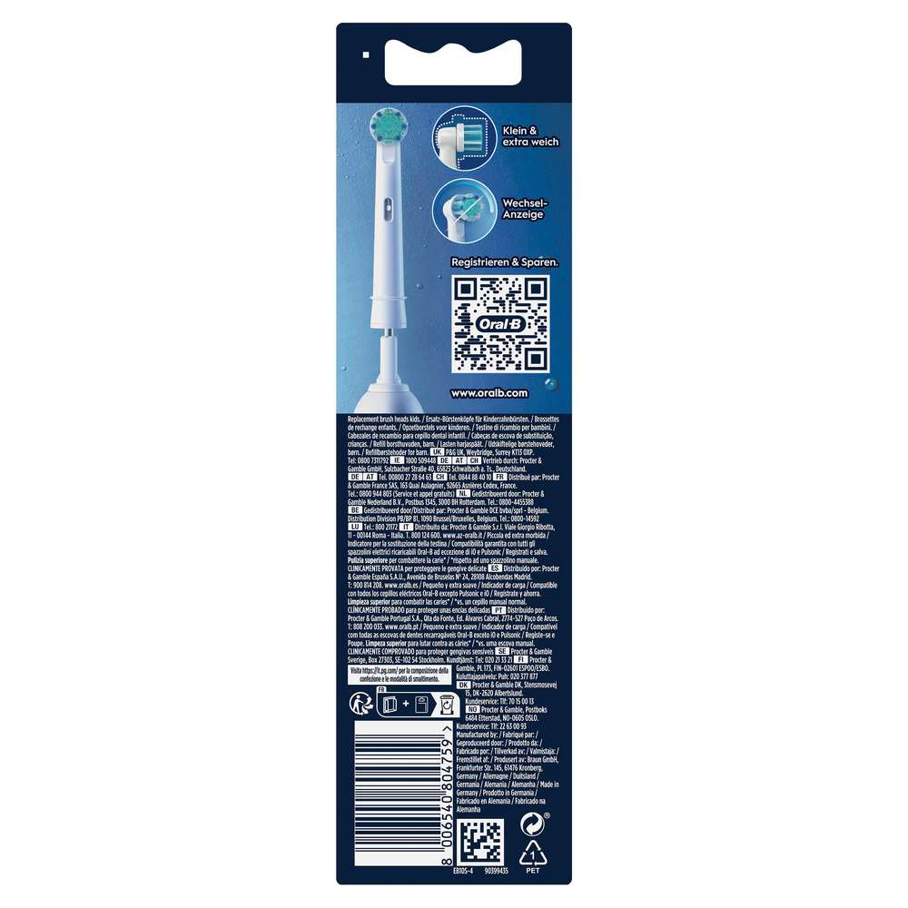 Produktabbildung Oral-B Ersatz Zahnbürstenkopf Frozen