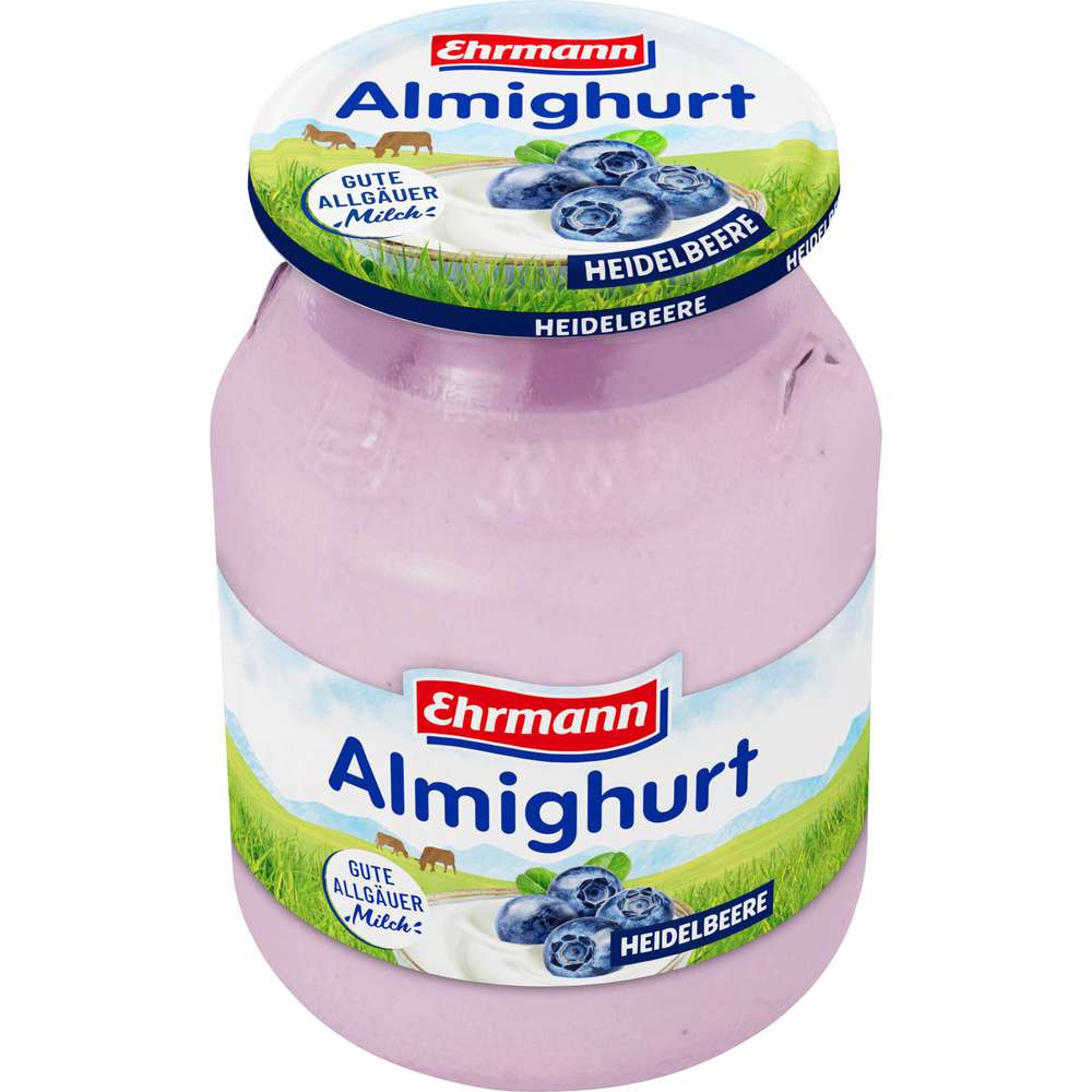 Produktabbildung Ehrmann Fruchtjoghurt Almighurt, Heidelbeere
