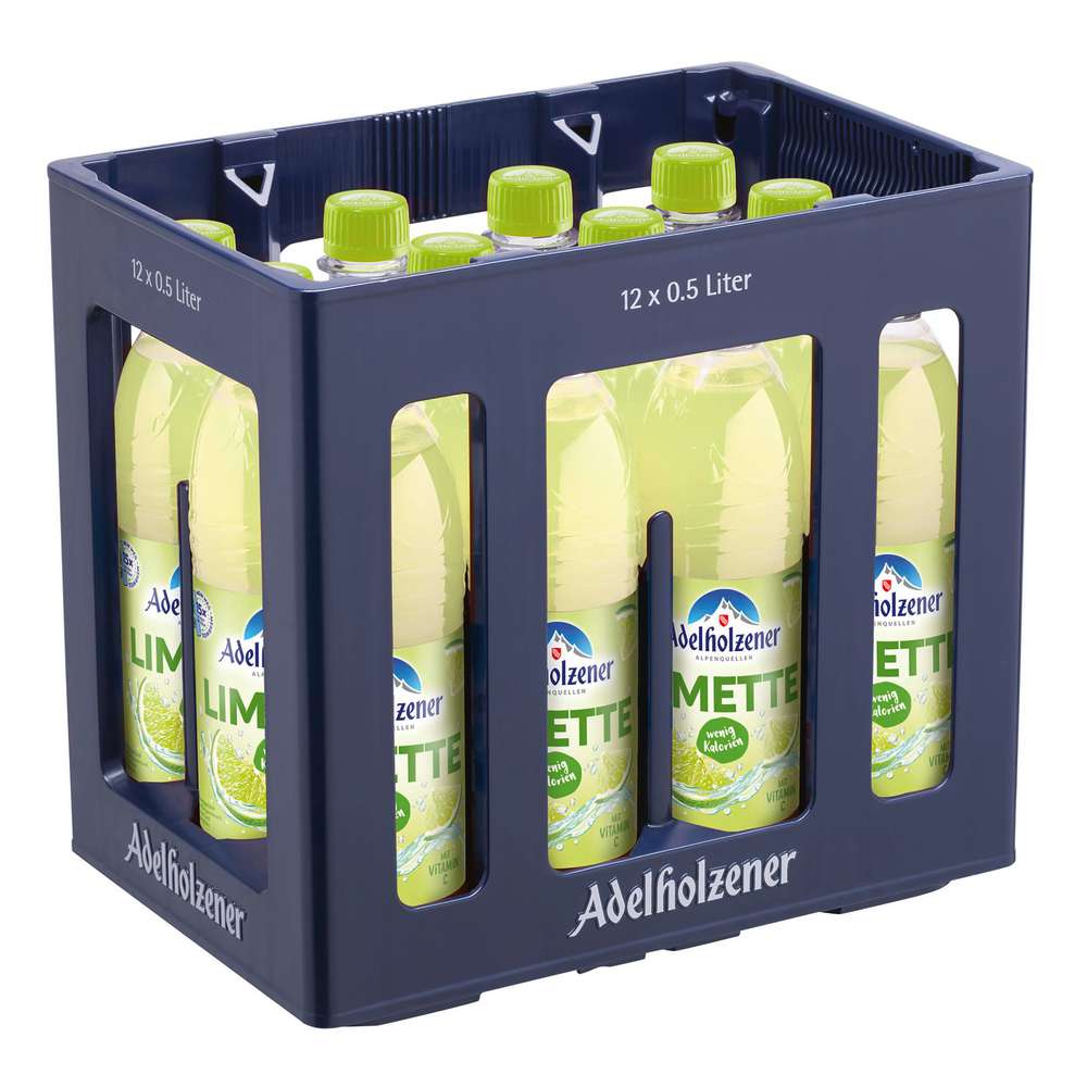 Produktabbildung Adelholzener Limetten Limonade (12x 0,500 Liter)