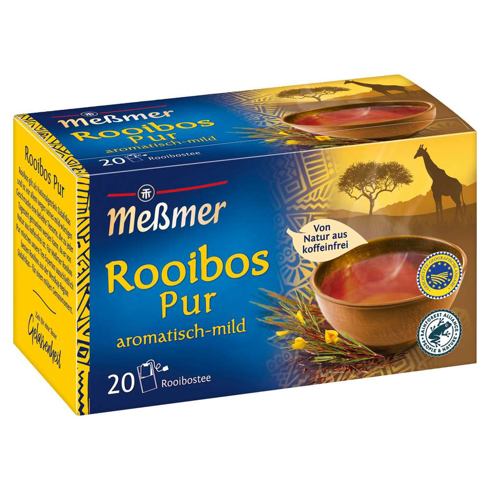 Produktabbildung Messmer Rooibos-Tee, pur aromatisch-mild