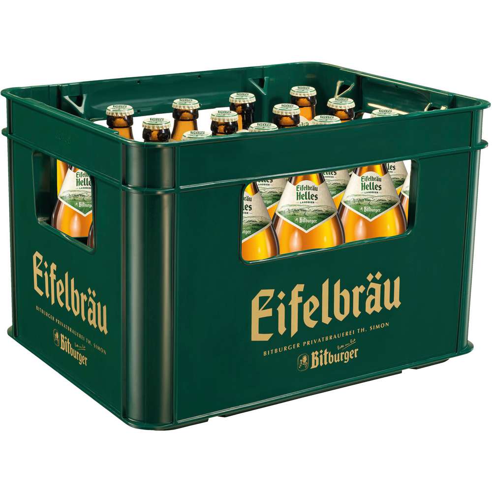 Produktabbildung Bitburger Eifelbräu Landbier, 5 % (20x 0,500 Liter)