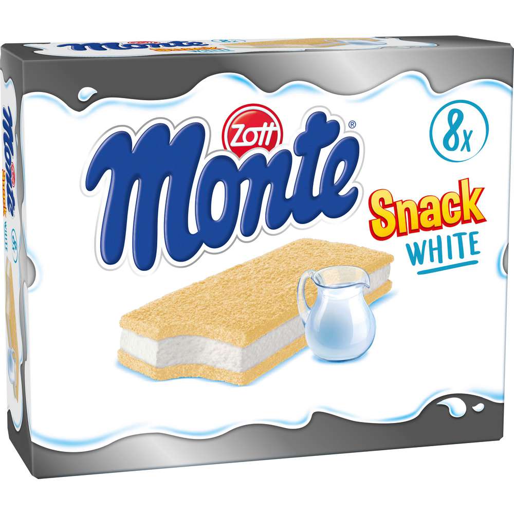 Produktabbildung Zott Monte Snack, White