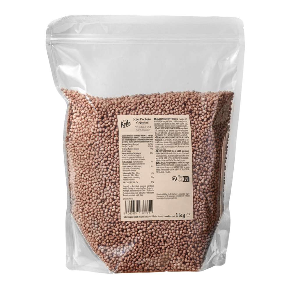 Produktabbildung KoRo Soja Protein Crispies, Kakao 