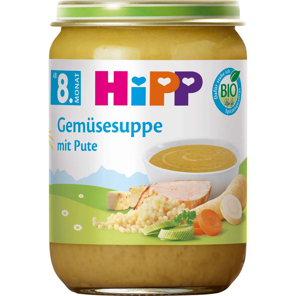 Produktabbildung Hipp Babynahrung Gemüsesuppe mit Pute