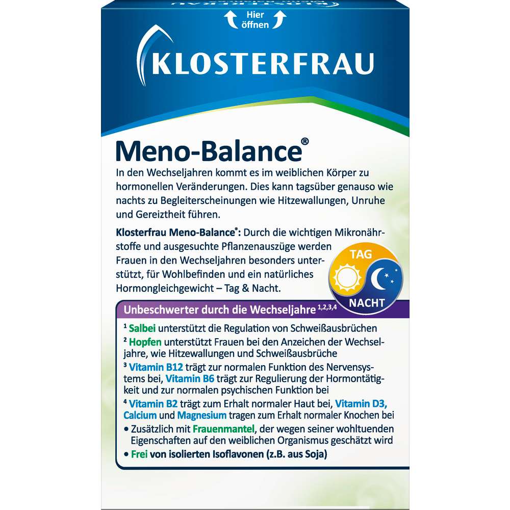 Produktabbildung Klosterfrau Meno-Balance Tabletten
