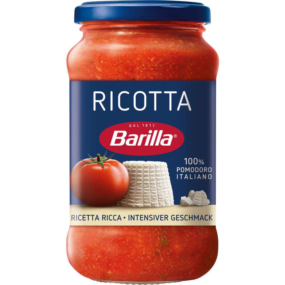 Produktabbildung Barilla Pasta Sauce Pomodore mit Tomaten & Ricotta