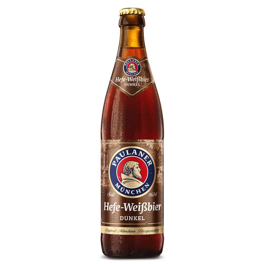 Produktabbildung Paulaner Hefe-Weißbier, dunkel 5,3% 
