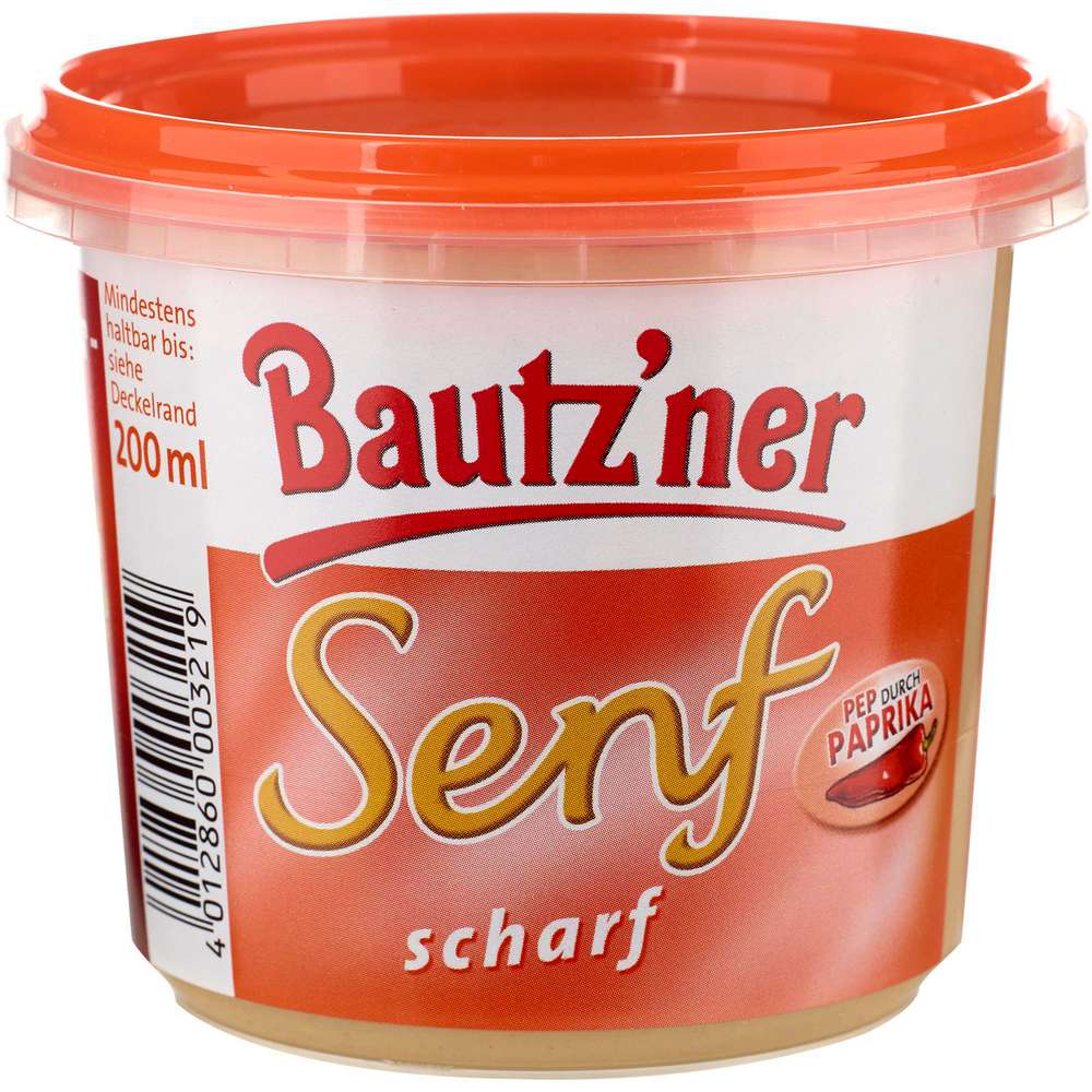 Produktabbildung Bautz'ner Senf, scharf