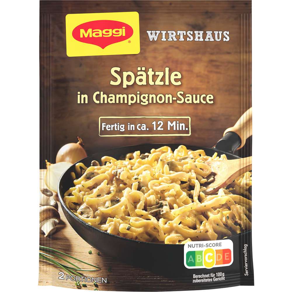 Produktabbildung Maggi Wirtshaus Spätzle Champignons
