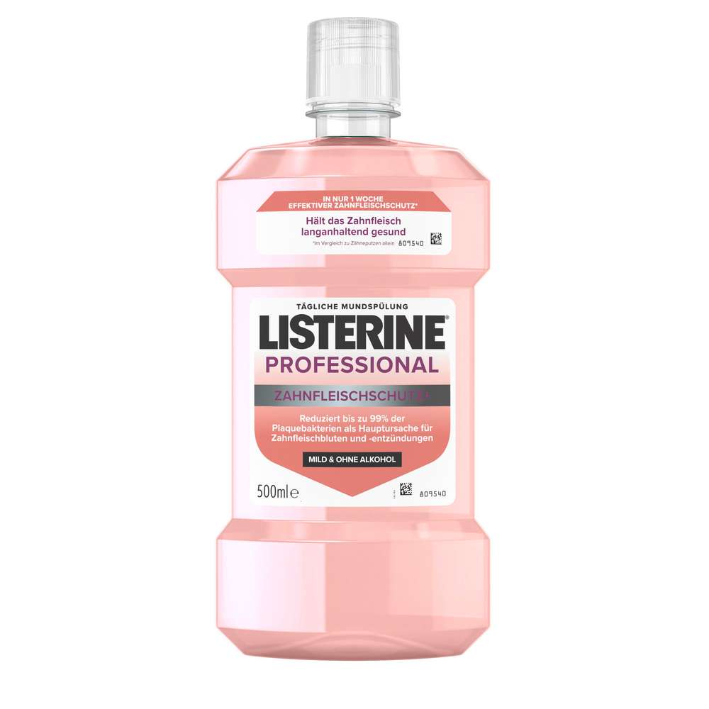 Produktabbildung Listerine Mundspülung Mild & Ohne Alkohol, Zahnfleisch