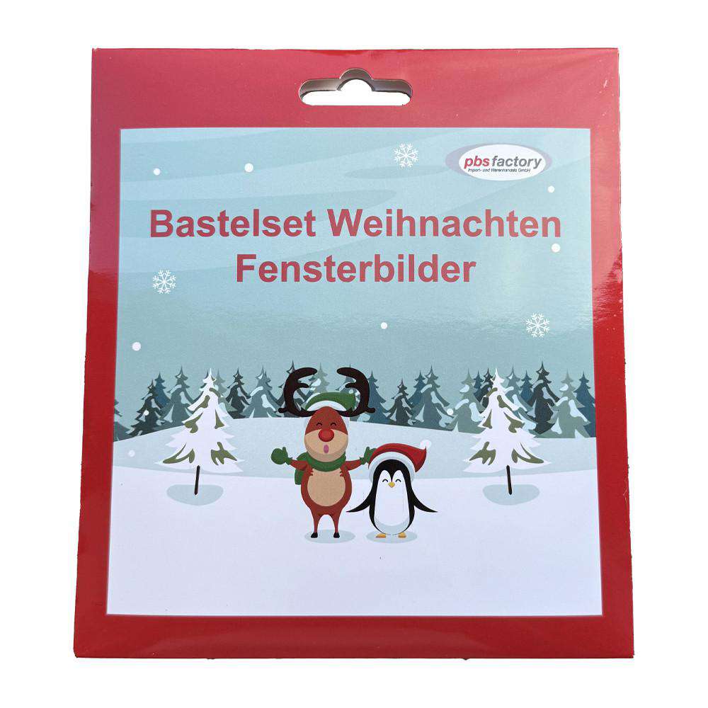 Produktabbildung pbs-factory Bastel-Set Weihnachten Fensterbilder