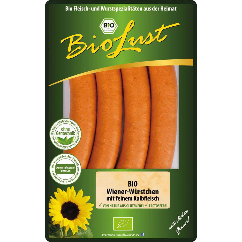 Produktabbildung Ludwigsluster Bio Wiener-Würstchen mit Kalbfleisch