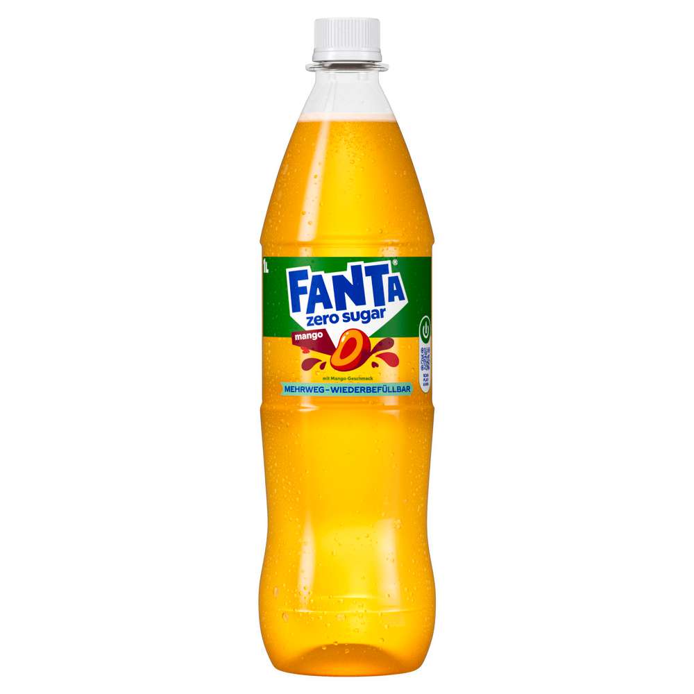 Produktabbildung Fanta Mango-Limonade, zuckerfrei