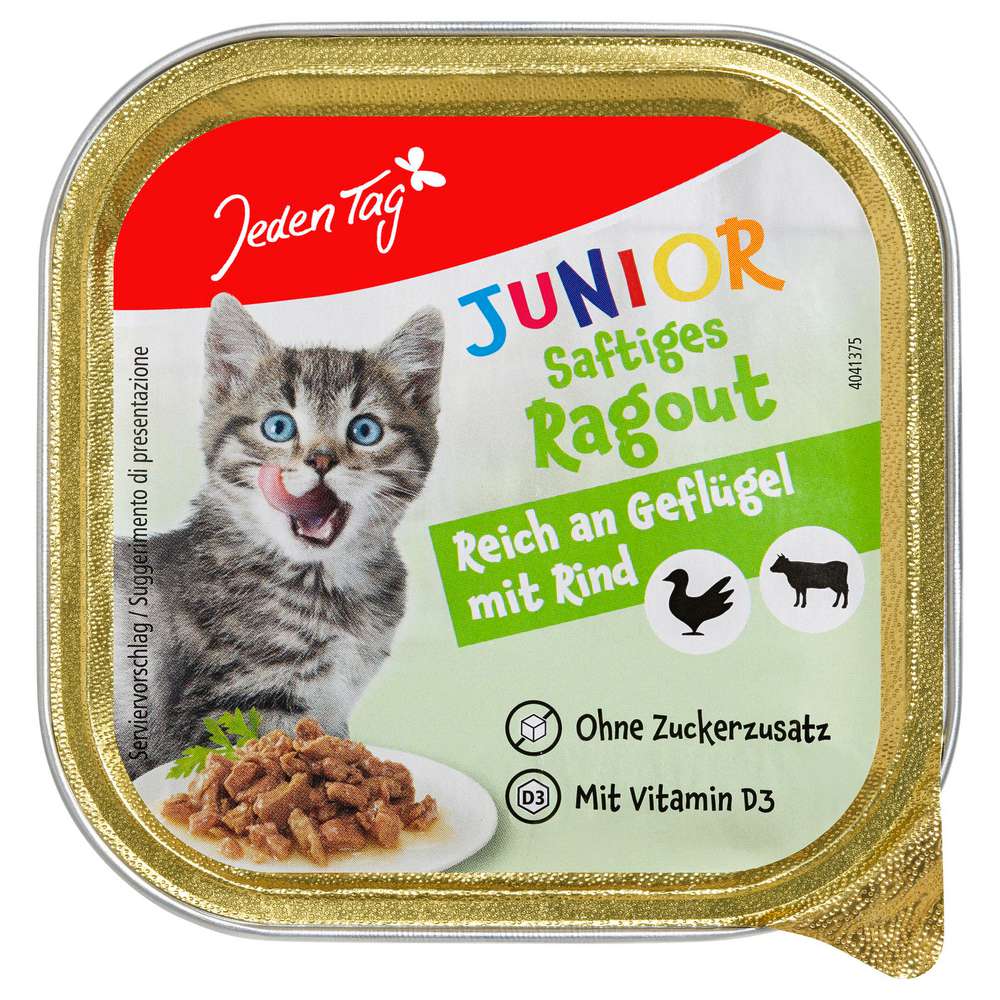 Produktabbildung Jeden Tag Katzen-Nassfutter Junior Ragout