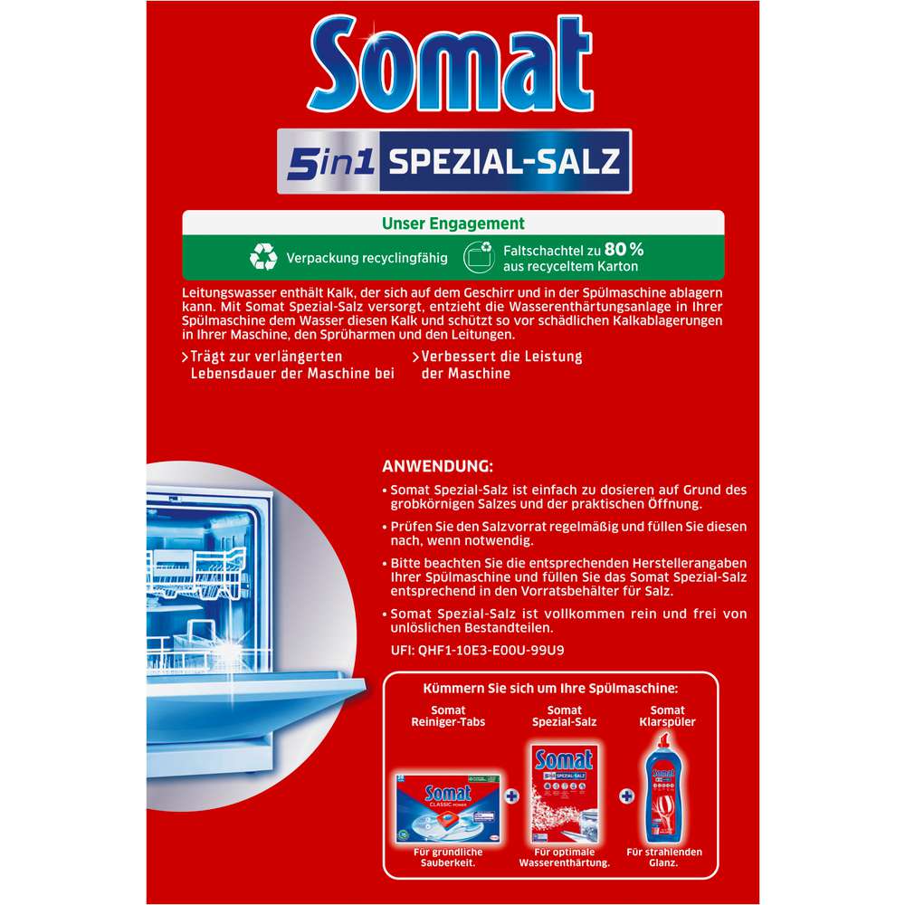 Produktabbildung Somat Spezial Spülmaschinensalz 5in1