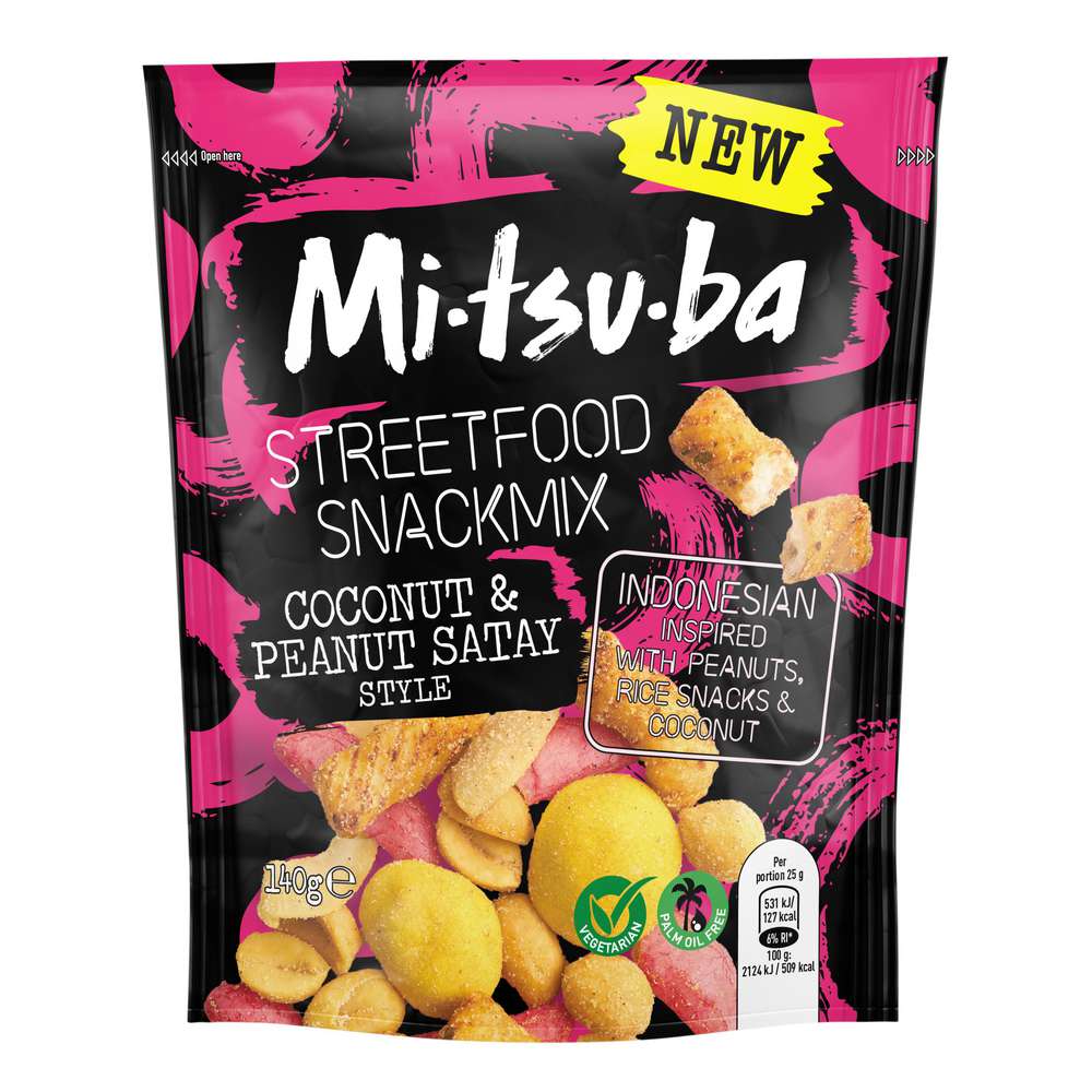 Produktabbildung Mitsuba Streetfood Snack-Mix, Coconut & Peanut Satay