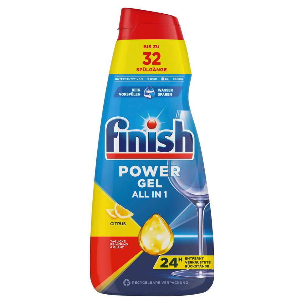 Produktabbildung Finish Power Gel All in 1, Citrus