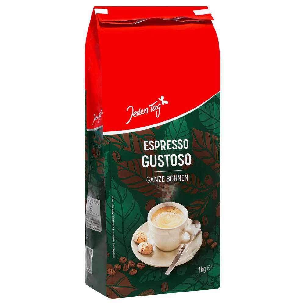 Produktabbildung Jeden Tag Espresso Gustoso ganze Bohne